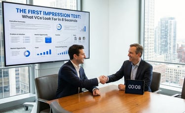 The First Impression Test: What VCs Look For in 8 Seconds