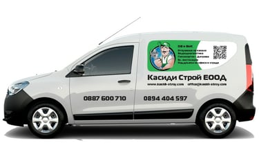 Graphic design services for branding cars