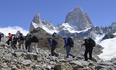 treckking glaciar