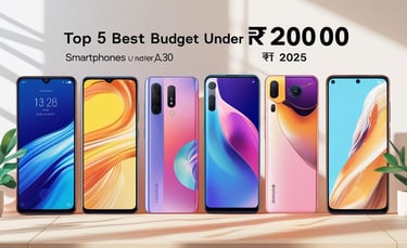 Best Budget Smartphones Under ₹20,000 in 2025: Top Picks