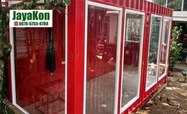 Kontainer Office Toilet Barbershop JayaKon Jaya Kontainer Indonesia