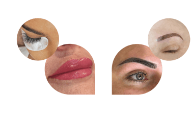 Eyelash lifing, lip liner tattoo, minu threading salons