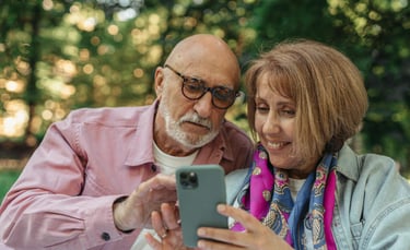 elderly couple interested in a gold ira for their retirement portfolio