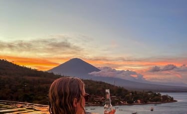 Sunset point Amed Beach Karangasem Bali
