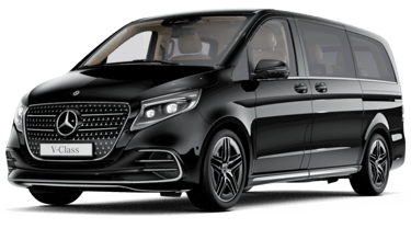 a black mercedes benz V Class