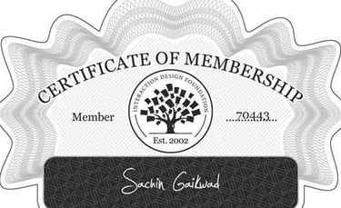 IDF Member, Interaction Design Foundation, Membership Certificate