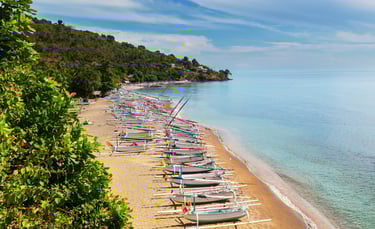 Amed Beach Karangasem Bali