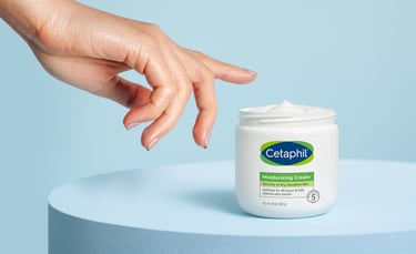 Cetaphil product image for skincare promotion.