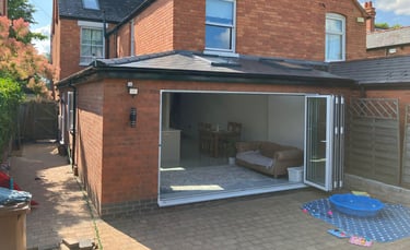 Loft conversion in Worcester with skylight and modern interior