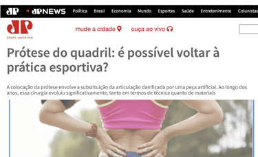 Materia dr thiago s busato jovem pan protese do quadril