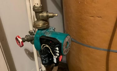 Pipework installation completed for a home in Evesham