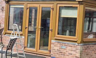 conservatory built on the back of home in evesham