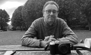 Portrait of photographer Mark Pinder