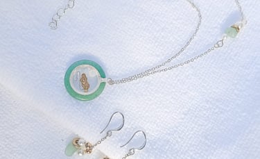 Parure jade nuage colier-boucle d'oreille-perle-argent dore-rode-femme-nouvelle-collection-rycrea