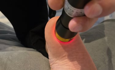 low level laser therapy on heel pain relief