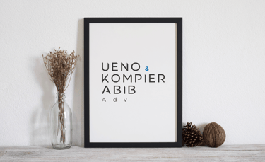 Projeto Ueno & Kompier Abib – Projeto de Identidade Visual feito pelo Estúdio Criativo Voluca