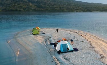 Camping in Menjangan Island