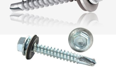 Self drilling waterproof screws