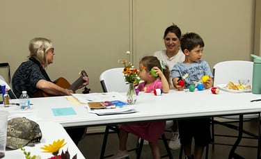 Rabbi Padorr with kids