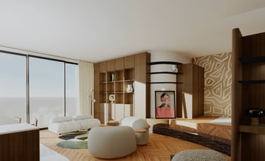 STUDIO GLAS - agencement & branding - projet Loft minimaliste