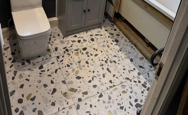 Toilet replacement project completed for a home in Pershore