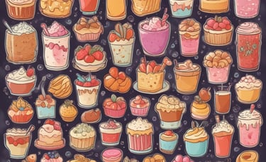 Richly scented gourmand candles displayed with fresh vanilla pods and cinnamon sticks