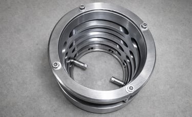 Protective cover on an industrial bearing washing machine to ensure safe operation