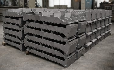 rolling mill straightening system plate grid cast steel component