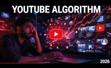 YouTube algorithm 2026 explained with CTR watch time and retention factors