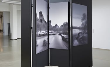 A vibrant LED dance floor glowing under party lights with guests dancing.