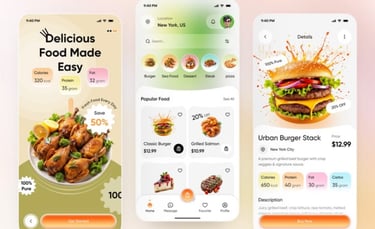 Menu bán đồ ăn
