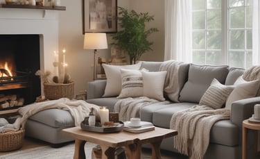 A vibrant beachwear outfit laid out on sand with seashells and a sunhat nearby.