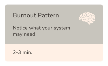 Burnout Pattern Tool