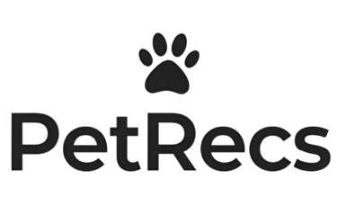 PetRecs Logo in black