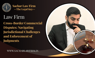 Cross-Border Commercial Disputes: Navigating Jurisdictional Challenges and Enforcement of Judgments