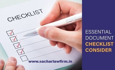 Check List Before buying a property: Advocate Harshit Sachar Ludhiana