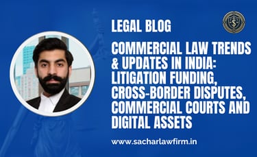 Commercial Law Trends & Updates in India: Litigation Funding, Cross-Border Disputes, Commercial Courts and Digital Assets