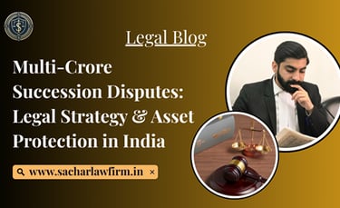 Multi-Crore Succession Disputes: Legal Strategy & Asset Protection in India