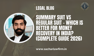 Summary Suit vs Regular Suit – Which is Better for Money Recovery in India? (Complete Guide 2026)