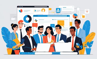 Gestión de cuentas clave B2B con equipo comercial