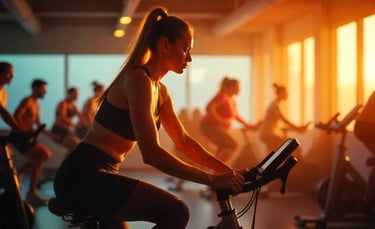 a lady doing cardio the gym for weight loss
