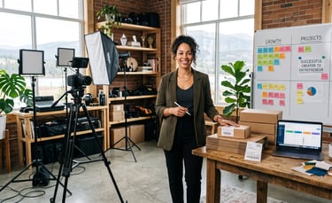 Canadian content creator growing her business beyond content creation