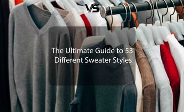 53 styles of knitted sweaters