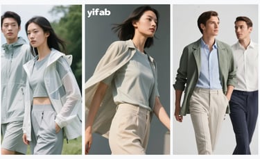 Hybrid fabric swatches for spring/summer 2026