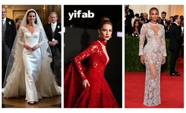The Influence of Lace Fabrics in Celebrity Fashion: Iconic Lace Looks