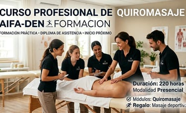 Curso quiromasaje y masaje deportivo-Palma de Malorca