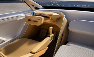 Kia EV8 interior futurista sucessor do Stinger com cockpit digital e design minimalista