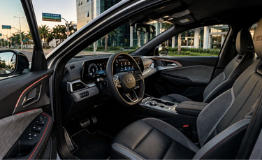 Interior do Chevrolet Vectra GT-X 2026 hatch médio esportivo conceito