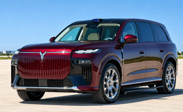 SUV de luxo Voyah Taishan X8 durante teste extremo de segurança na China