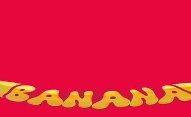 a banana peely banana with the word banana peel